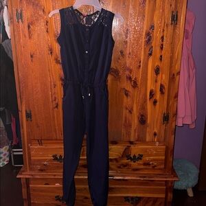 Navy Sleeveless Jumpsuit Size 10/12